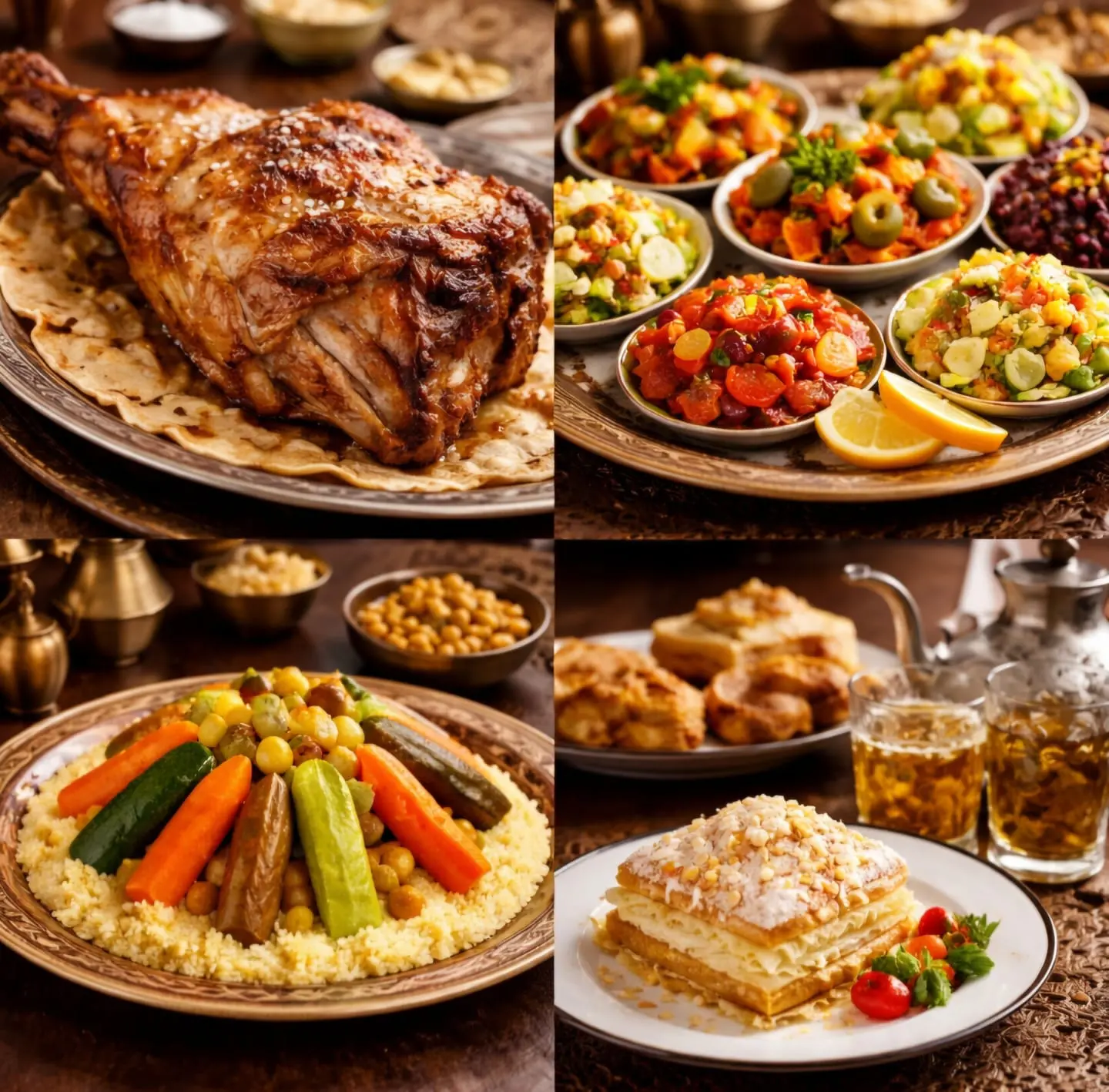 Présentation du Menu Royal - Gastronomie marocaine chez Chez Ali Marrakech